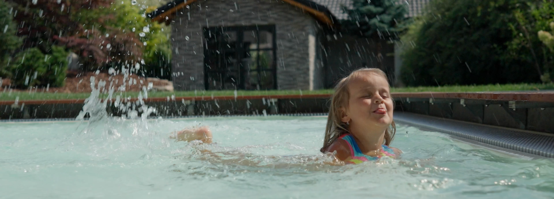Swimming pool water